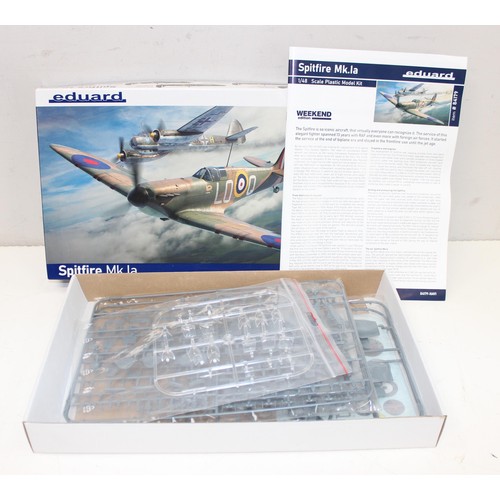 639 - 3 Eduard 1/48 scale model Spitfire Air-fix type kits