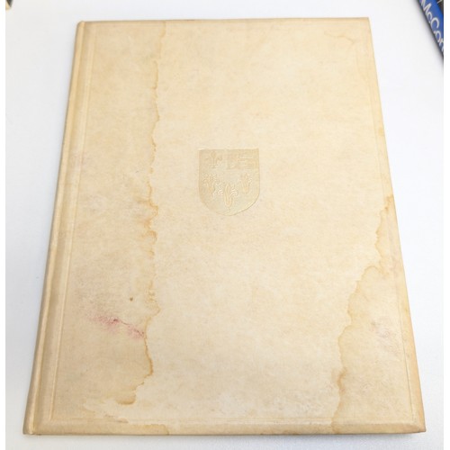 521 - Of Eton College interest, Poems by Thomas Gray, 2 volumes, one bound in vellum dated 1946 and the ot... 