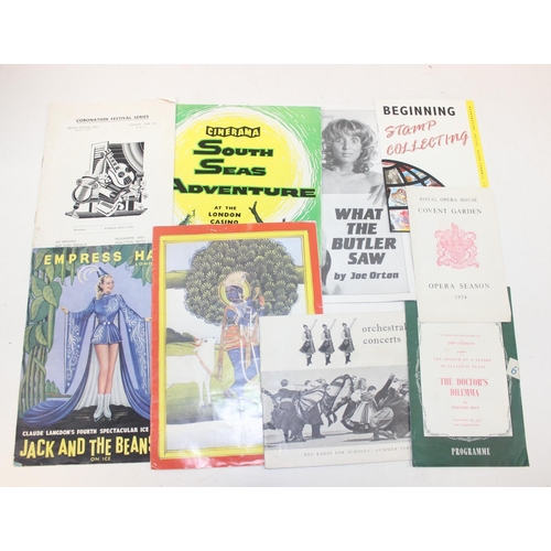 578 - A large box of assorted ephemera to inc Beatles related, Children's books, programmes etc