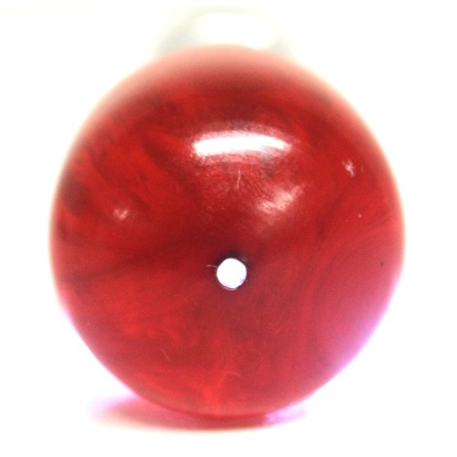 1175 - A qty of assorted loose beads, believed to be cherry amber Bakelite, the largest bead approx 45mm wi... 