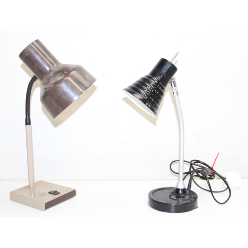 232 - Qty of assorted vintage and retro lamps to inc an Anglepoise model 99 etc