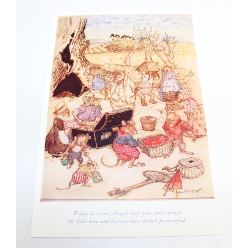 502 - Qty of assorted vintage Arthur Rackham prints, likely book plates, 21 in total, the largest approx 2... 