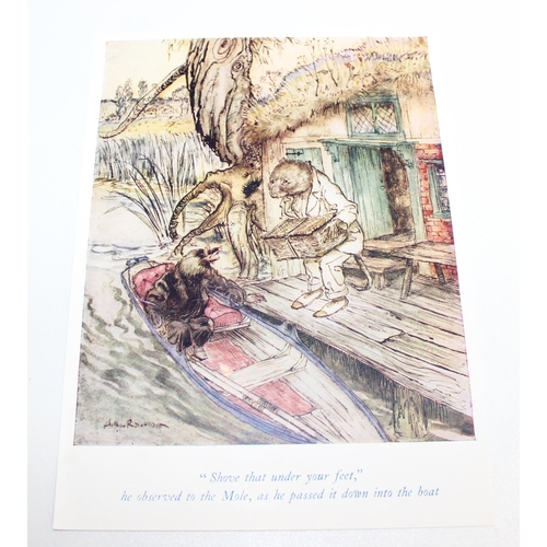 502 - Qty of assorted vintage Arthur Rackham prints, likely book plates, 21 in total, the largest approx 2... 