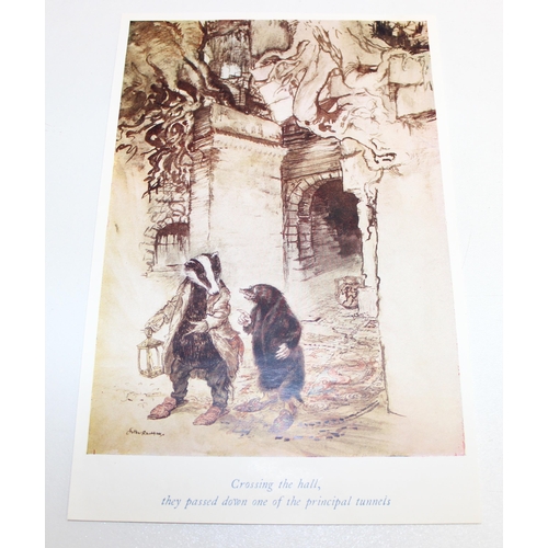 502 - Qty of assorted vintage Arthur Rackham prints, likely book plates, 21 in total, the largest approx 2... 