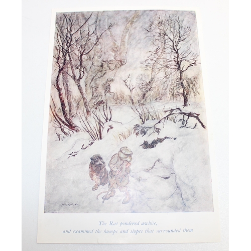 502 - Qty of assorted vintage Arthur Rackham prints, likely book plates, 21 in total, the largest approx 2... 