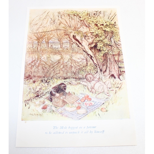 502 - Qty of assorted vintage Arthur Rackham prints, likely book plates, 21 in total, the largest approx 2... 