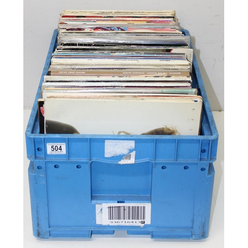 504 - Quantity of LPs to include Kylie Minogue, Rick Astley, Specials & Bee Gees