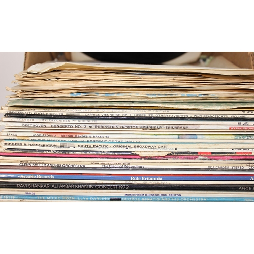 520 - Qty of assorted vinyl records to inc some signed examples