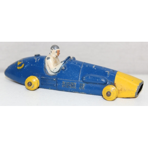 603 - 6 assorted vintage playworn Dinky toys to inc Luxury Coach, 23H Ferrari, 23K Talbot Lago etc