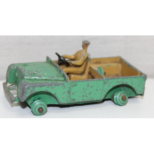 603 - 6 assorted vintage playworn Dinky toys to inc Luxury Coach, 23H Ferrari, 23K Talbot Lago etc