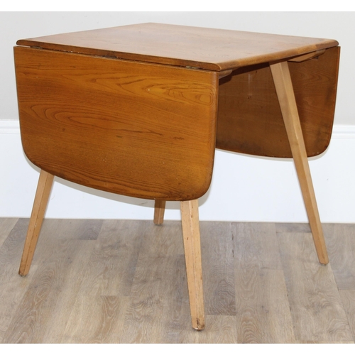 25 - Luciano Ercolani (1888-1976) for Ercol, an elm and beech drop leaf table, believed to be a model 383... 