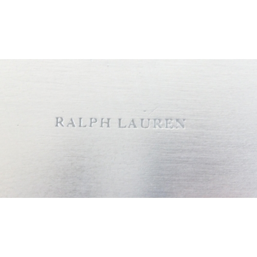 1006 - Ralph Lauren, a large high quality silver plated antique style serving tray, marked to reverse, appr... 