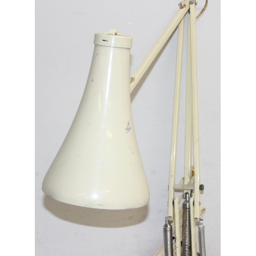 237 - Vintage Herbert Terry Anglepoise Apex 90 desk lamp in cream