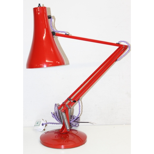 234 - Vintage Anglepoise Apex 90 desk lamp in red