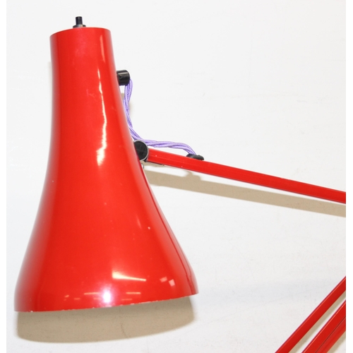 234 - Vintage Anglepoise Apex 90 desk lamp in red