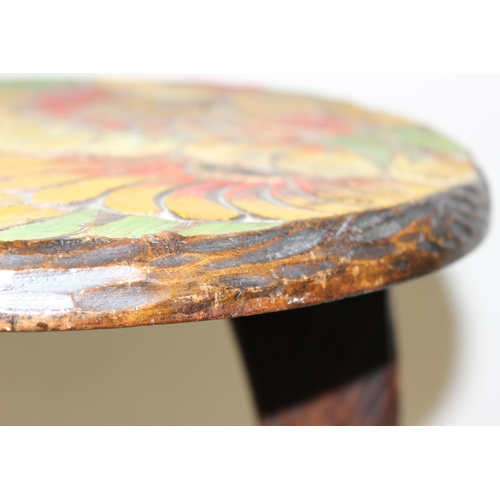 122 - An early 20th century aesthetic movement circular topped side table strongly in the manner of the Li... 