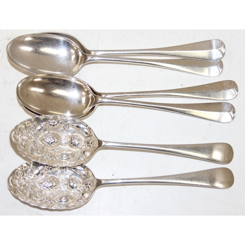 1033 - Mix of good quality silver-plated flatware to incl, approx 5.2kg gross