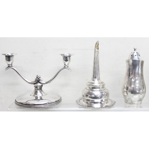 1035 - Qty of good quality silver-plated items, to incl Mappin & Webb, with cane-handled coffee and hot wat... 