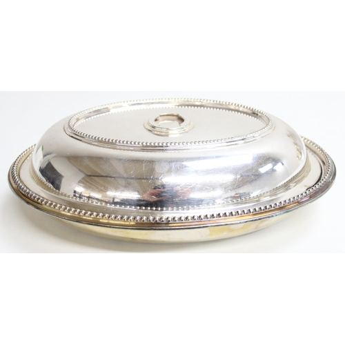 1036 - Mix of antique and later silver-plated items to incl sauce boats, tureen and cups