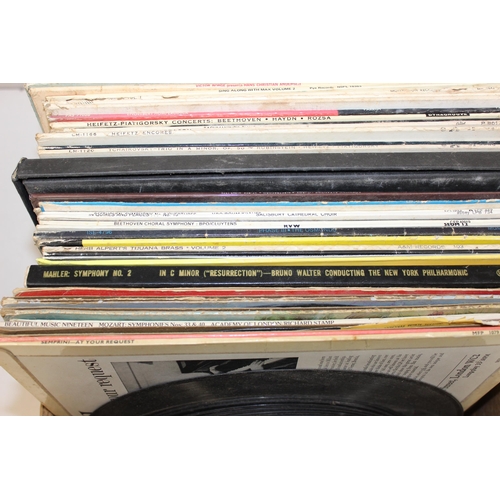 520 - Qty of assorted vinyl records to inc some signed examples