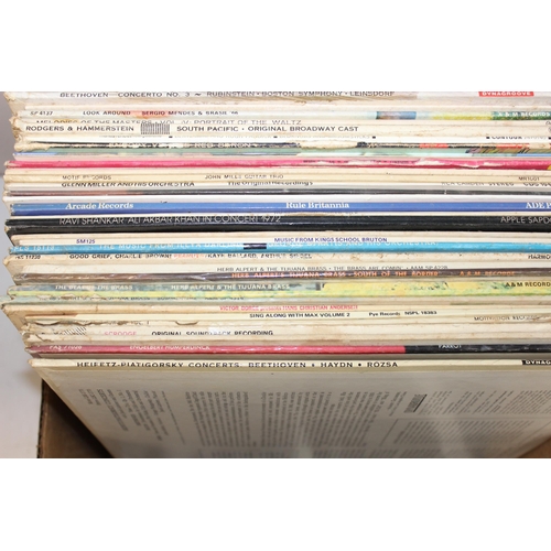 520 - Qty of assorted vinyl records to inc some signed examples