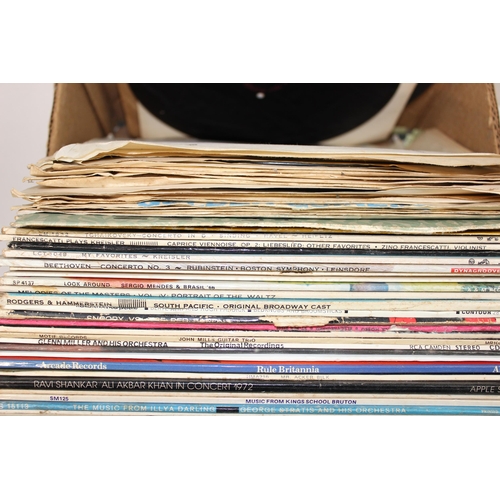 520 - Qty of assorted vinyl records to inc some signed examples