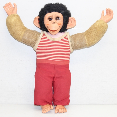 620 - Vintage Chad Valley stuffed Jacko The Monkey toy of Woolworths, approx 60cm