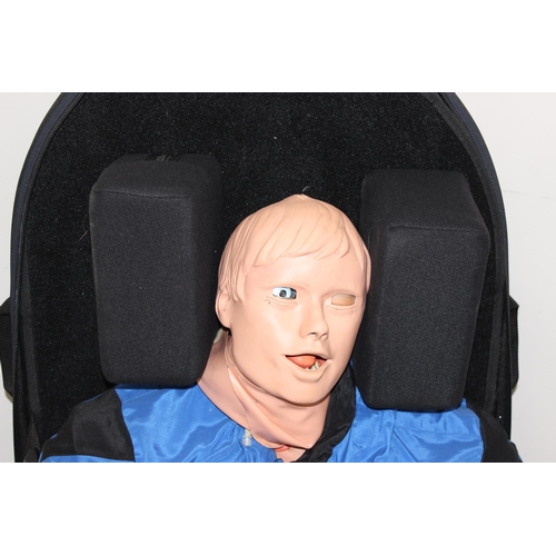 706 - Meti ECS Emergency Care Simulator CPR mannequin, in original carry case