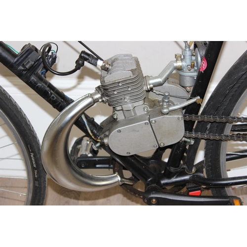 707 - Vintage Electra bicycle with clip-on Russian built 'Kroxa' petrol engine, with some photos from The ... 