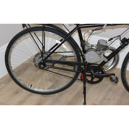 707 - Vintage Electra bicycle with clip-on Russian built 'Kroxa' petrol engine, with some photos from The ... 