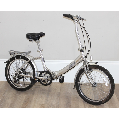 708 - Folding unisex bicycle by Electrobikes, no battery