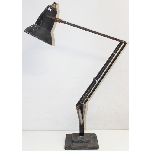 244 - A vintage black painted Anglepoise 1227 desk lamp, no electrical fittings