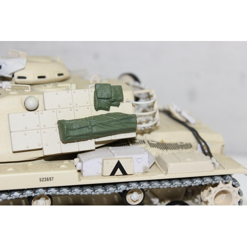 623 - Vintage Minichamps M60A1 W/ERA Kuwait City 1991, 1:35 scale model tank in original box