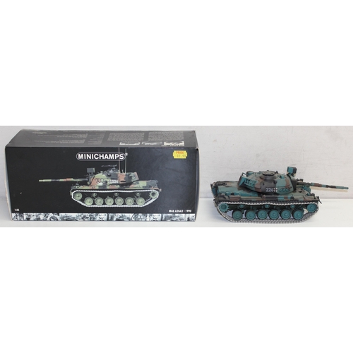 625 - Vintage Minichamps M48 A2GA2 1990 1:35 scale model tank in original box