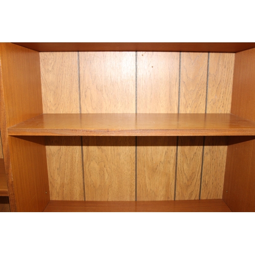 146 - Stateroom by Stonehill, a retro display cabinet or bookcase, approx 107cm wide x 31cm deep x 177cm t... 