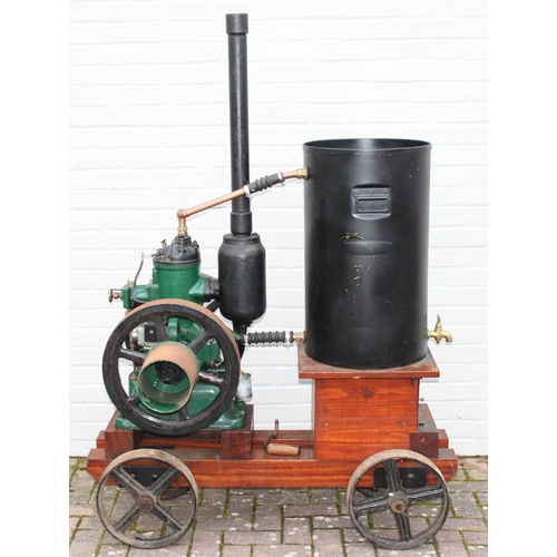 301 - A vintage Petter patent oil stationary engine with 3 HP motor, paperwork stating it was made in 1926... 