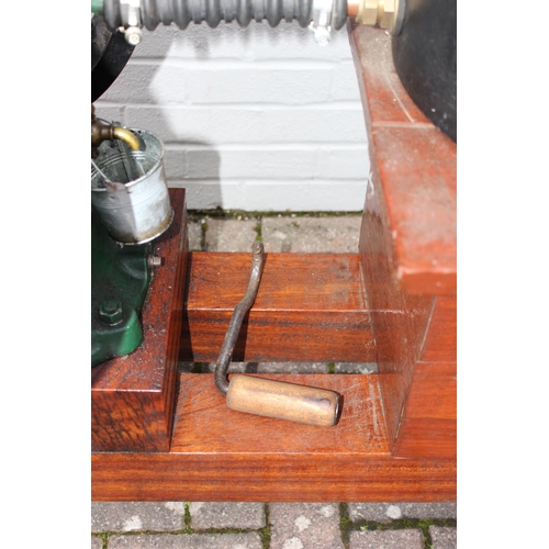 301 - A vintage Petter patent oil stationary engine with 3 HP motor, paperwork stating it was made in 1926... 