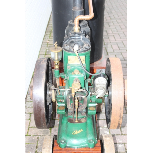 301 - A vintage Petter patent oil stationary engine with 3 HP motor, paperwork stating it was made in 1926... 