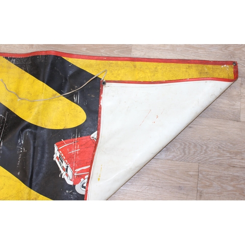 405 - A large vintage Pirelli Cinturato advertising banner, approx 250cm x 56cm