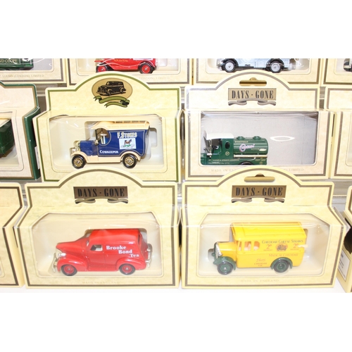 632 - Qty of boxed Days Gone diecast model toy advertising vehicles, in original boxes (32)