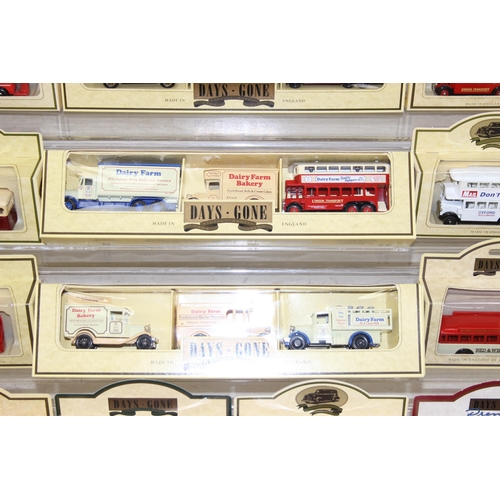 633 - Qty of boxed Days Gone diecast model advertising toy vehicles, many in retail packaging (30)