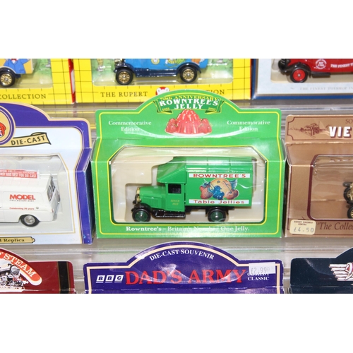 634 - Qty of boxed diecast model advertising toy vehicles (37)