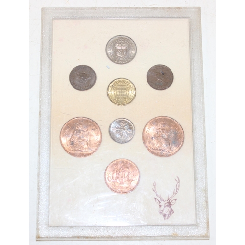 1215 - Aluminium coin collectors' case and contents, mainly commemorative crowns, 2 £5 coins, qty of bankno... 