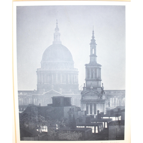 424 - Harold Burdekin (Photographer, 1899-1944); framed print of 'St. Paul's at Night', signed in pencil, ... 