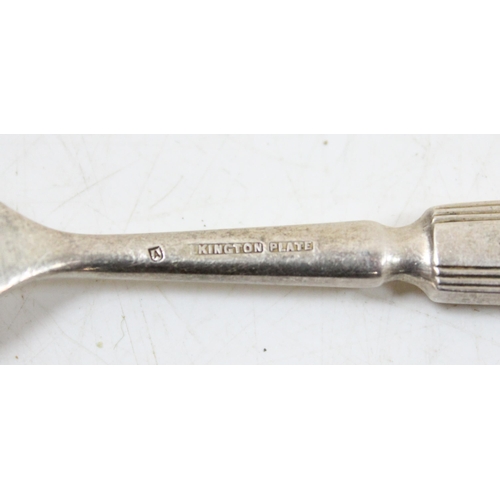 1099V - Of GWR railway interest, a qty of assorted Elkington & Walker & Hall silver plated forks with GWR cr... 