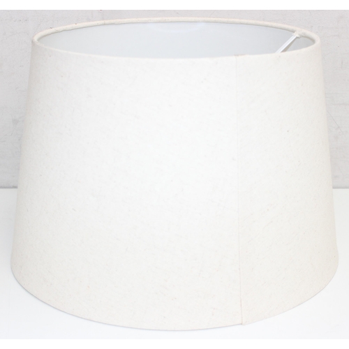 268 - 4 lamp shades to include a pair of pleated silk lamp shades, approx 42cm diameter x 25cm high