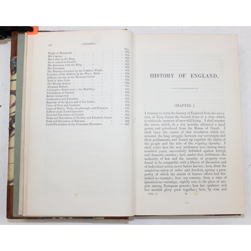 539 - 2 editions - The History of England from the Accession of James II by Lord Thomas Babington Macaulay... 