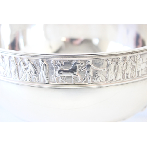 1009H - Elkington & Co - a highly impressive Elkington & Co silver pedestal punch bowl, marked for Birmingha... 