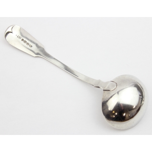 1042 - A Georgian silver sauce or toddy ladle, marked for London 1829 by William Chawner II, approx 18cm lo... 