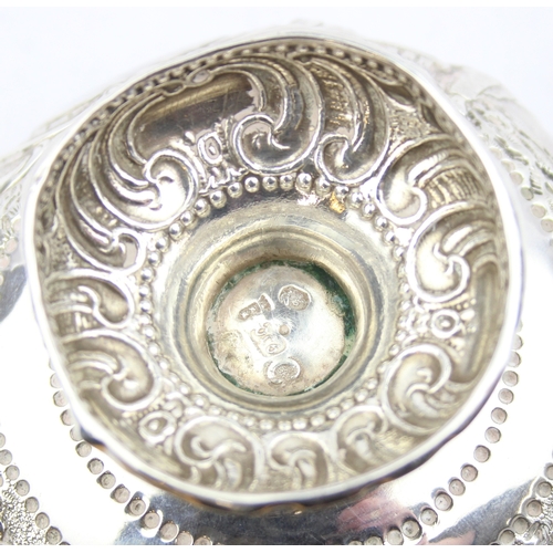 1087 - An unusual embossed silver bowl, import marks for London 1891 but the bowl believed to be Dutch and ... 